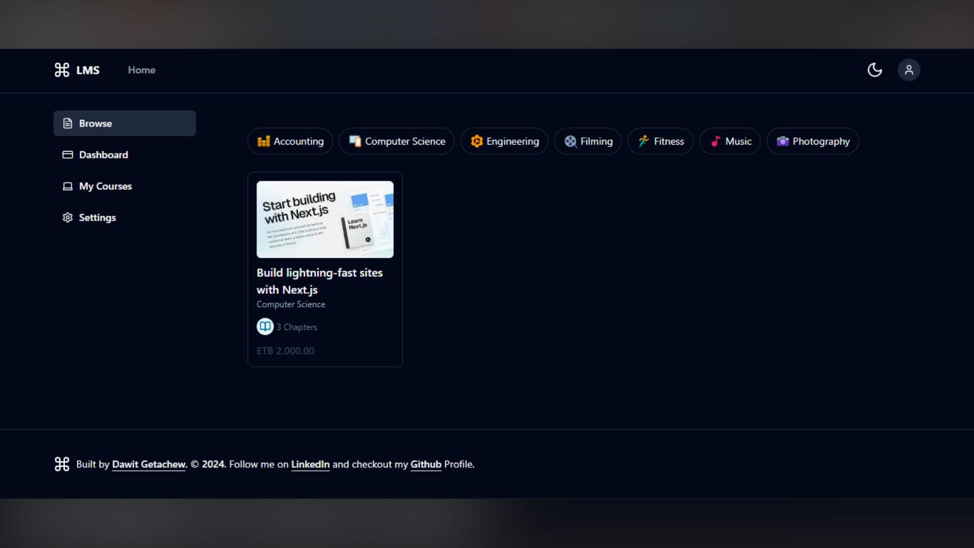 Project screenshot 2